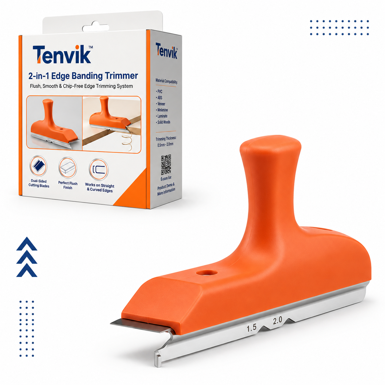 2-in-1 Edge Banding Trimmer