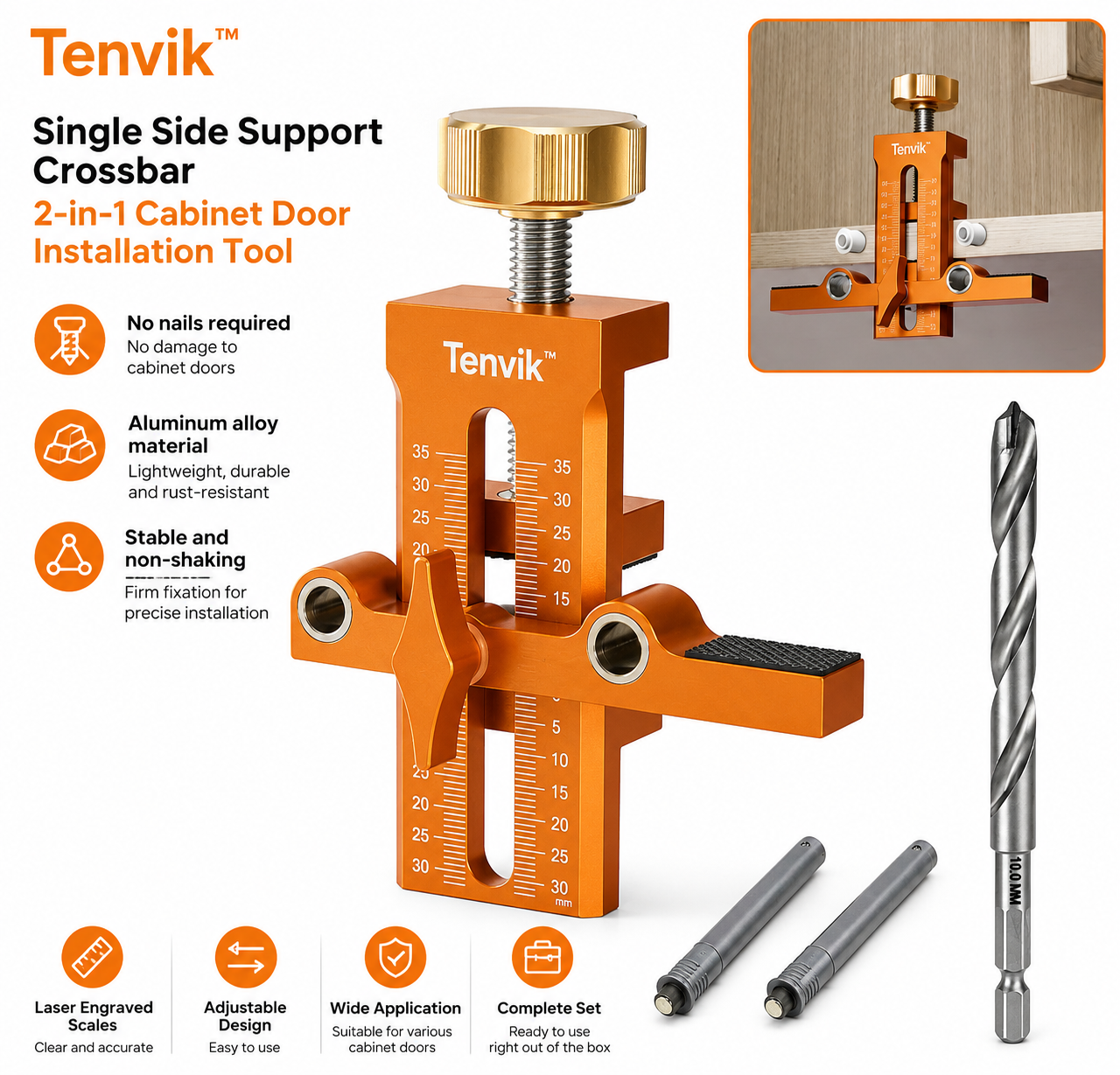 Cabinet Door Mounting Jig