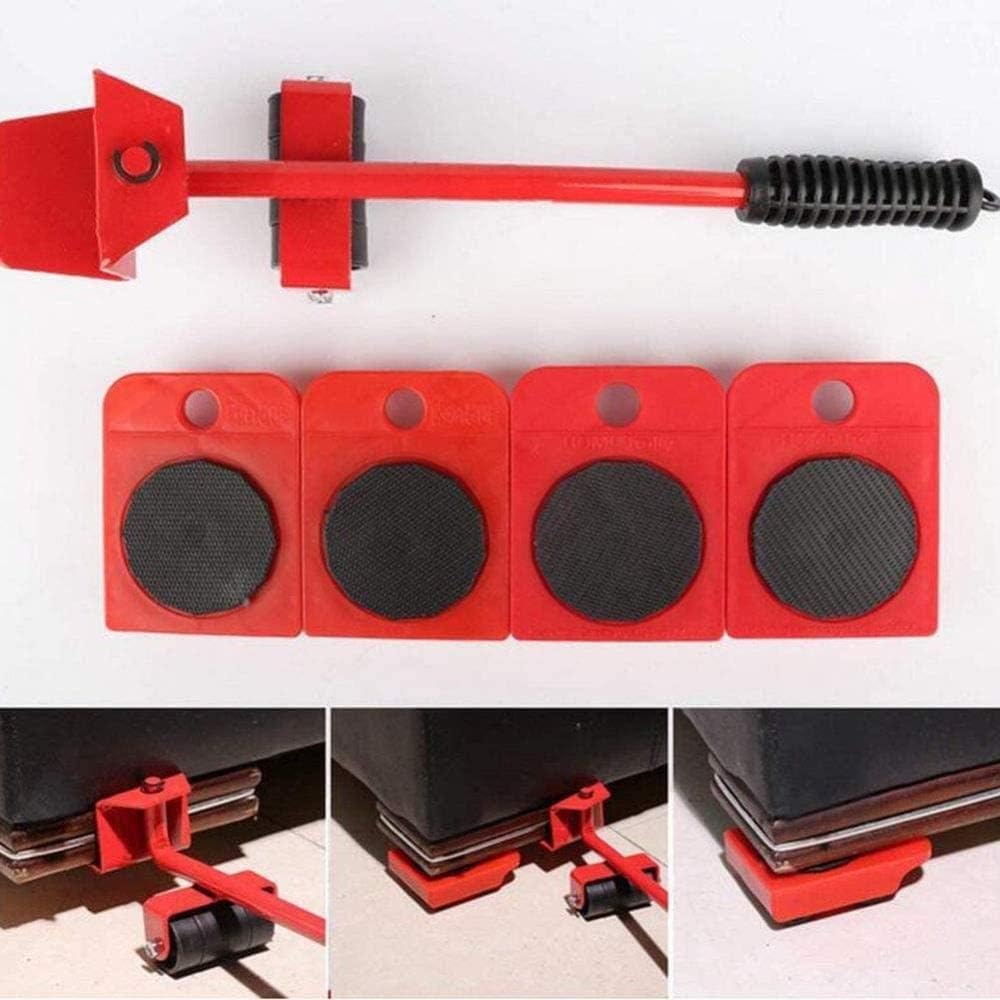 4-Piece Heavy Duty Furniture Lifting & Moving Kit - Lifts Up to 330 lbs Effortlessly