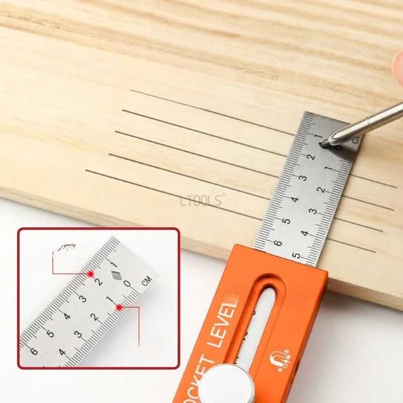 Multifunctional Marking Level Ruler