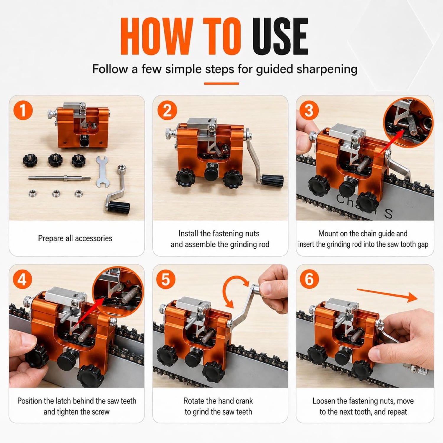 Tenvik Chainsaw Sharpener