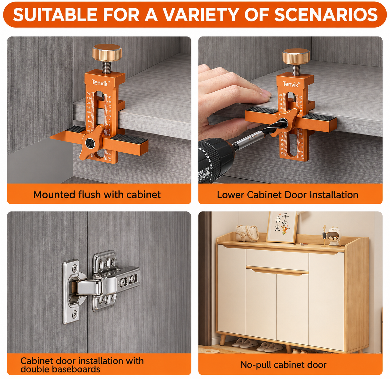 Cabinet Door Mounting Jig
