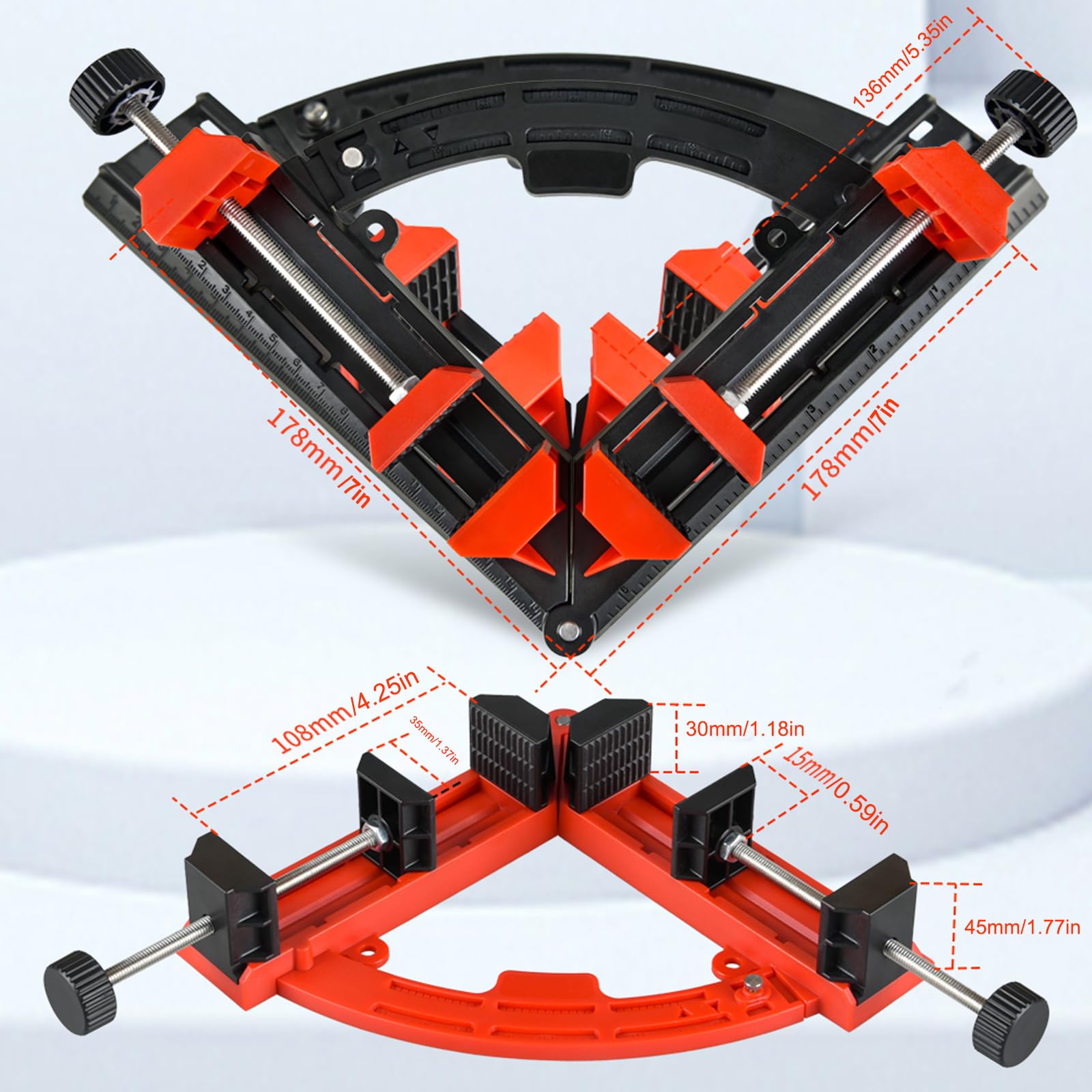 Multi Angle Corner Clamp for Woodworking