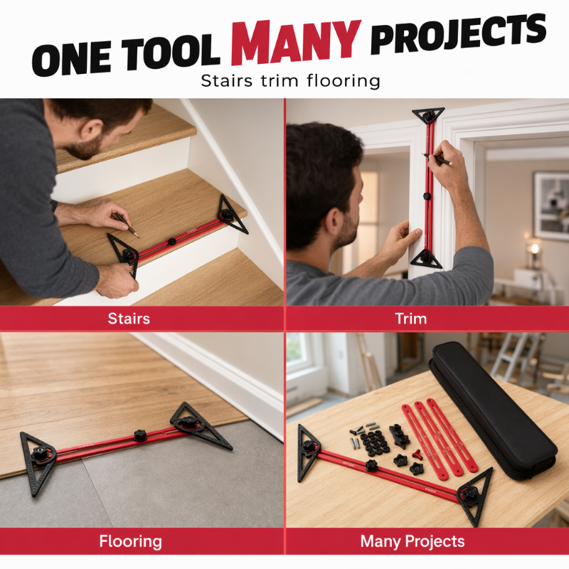 Multi-Function Woodworking Marking Tool Kit